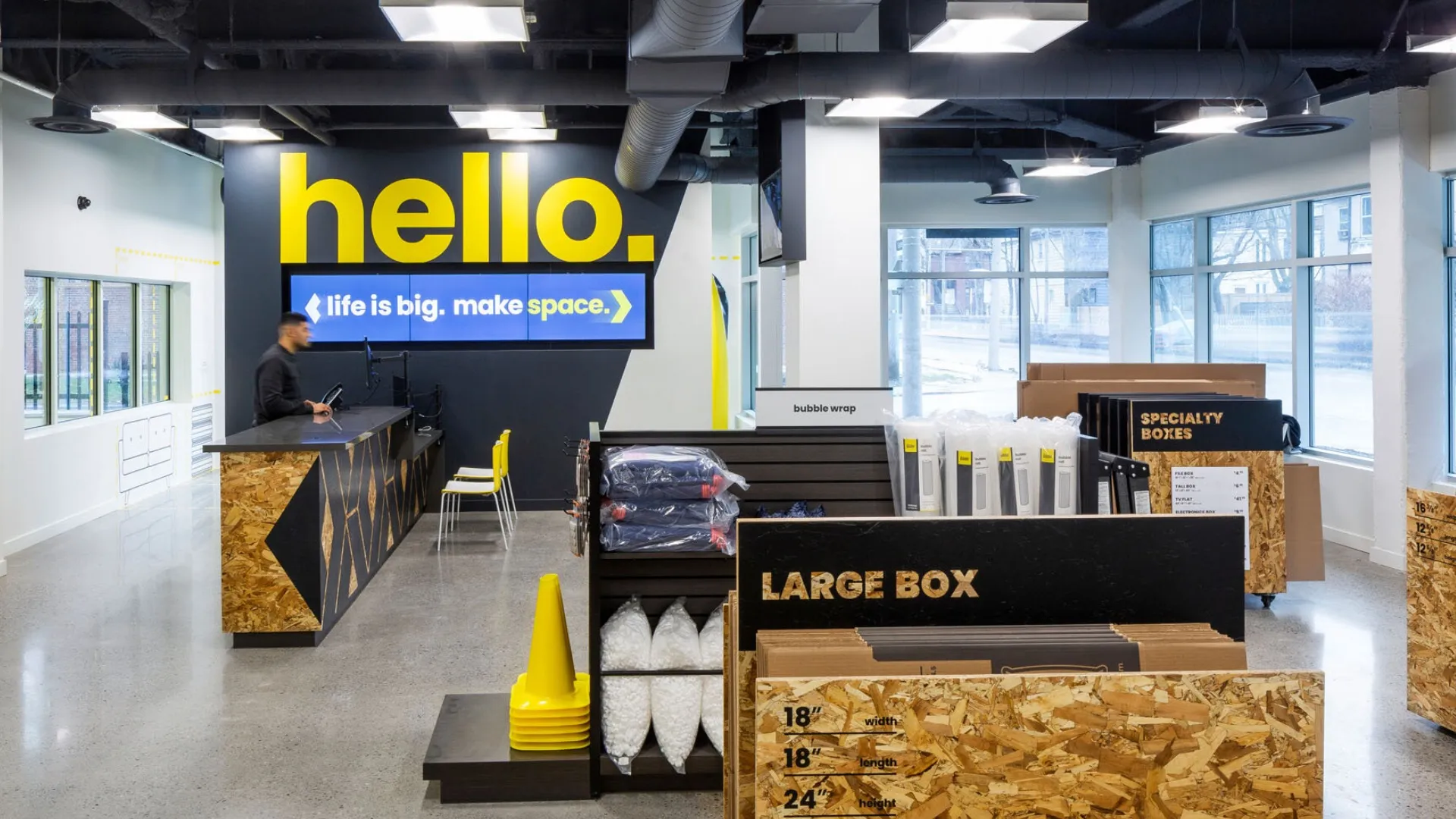 XYZ Storage Retail Area