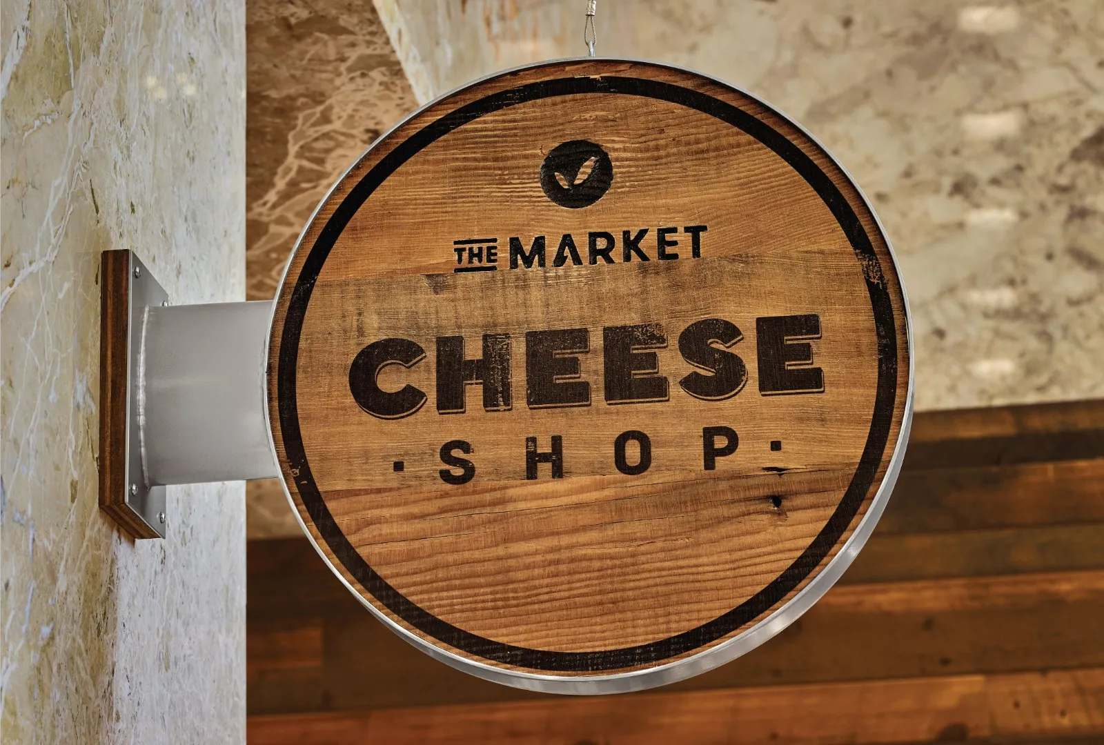 The Market Cheese Shop Blade Sign