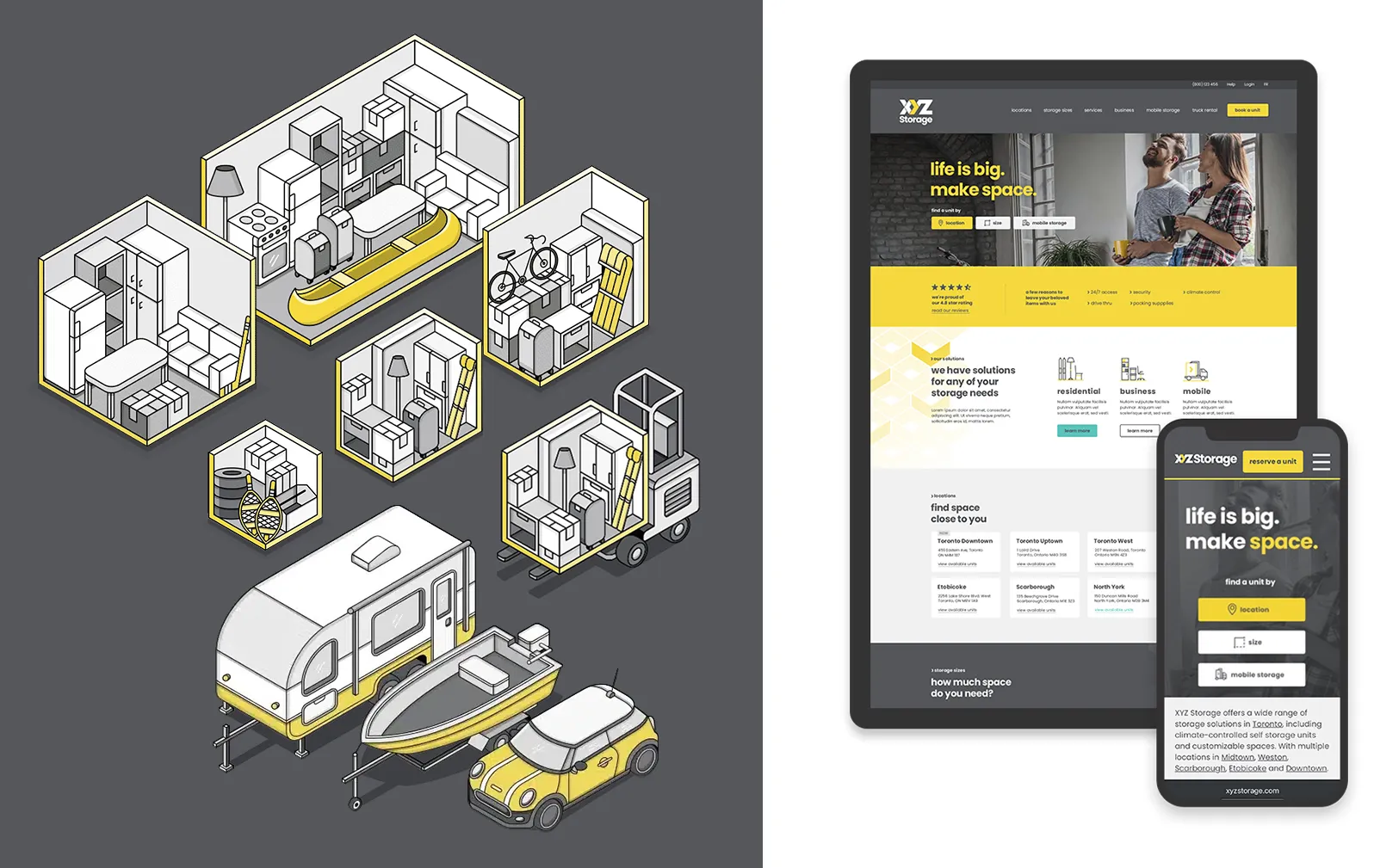 XYZ Storage Touchpoints