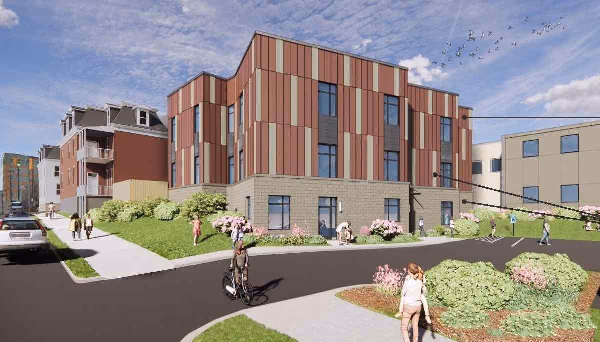 bunk beds in the City Mission's Women's Shelter 