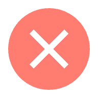 X in a circle