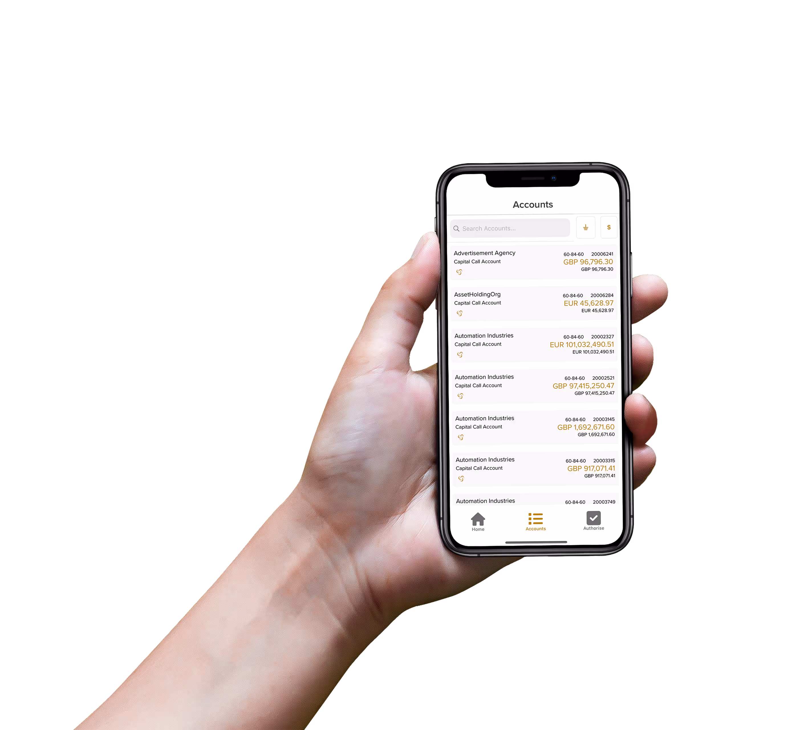 Capital International Bank's mobile application
