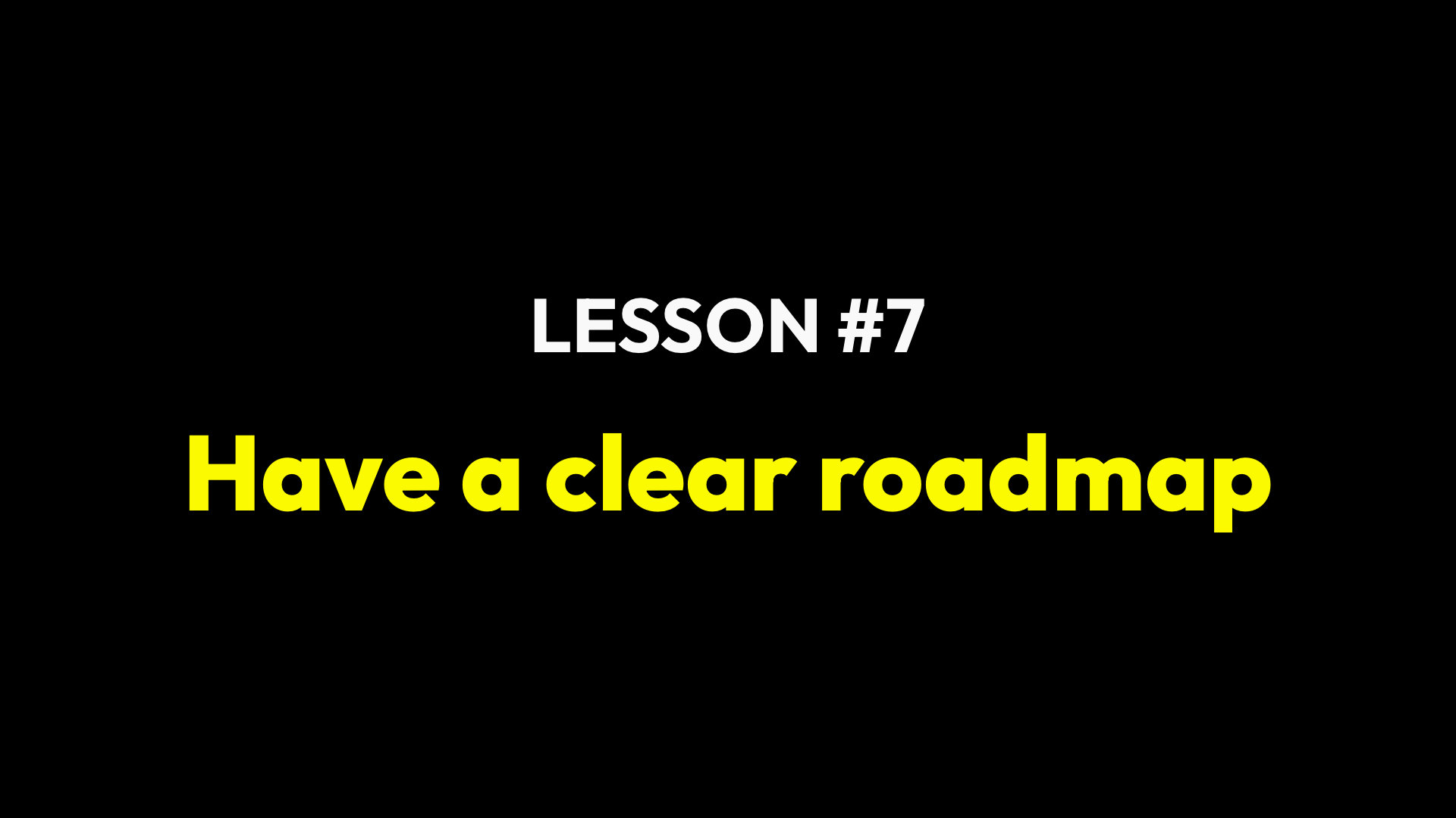 Lesson 7