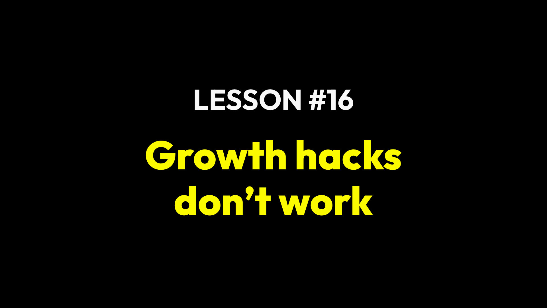 Lesson 16