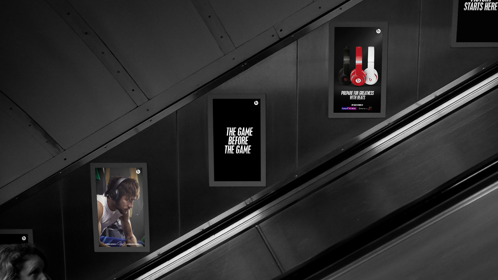 Beats campaign on the TFL network.