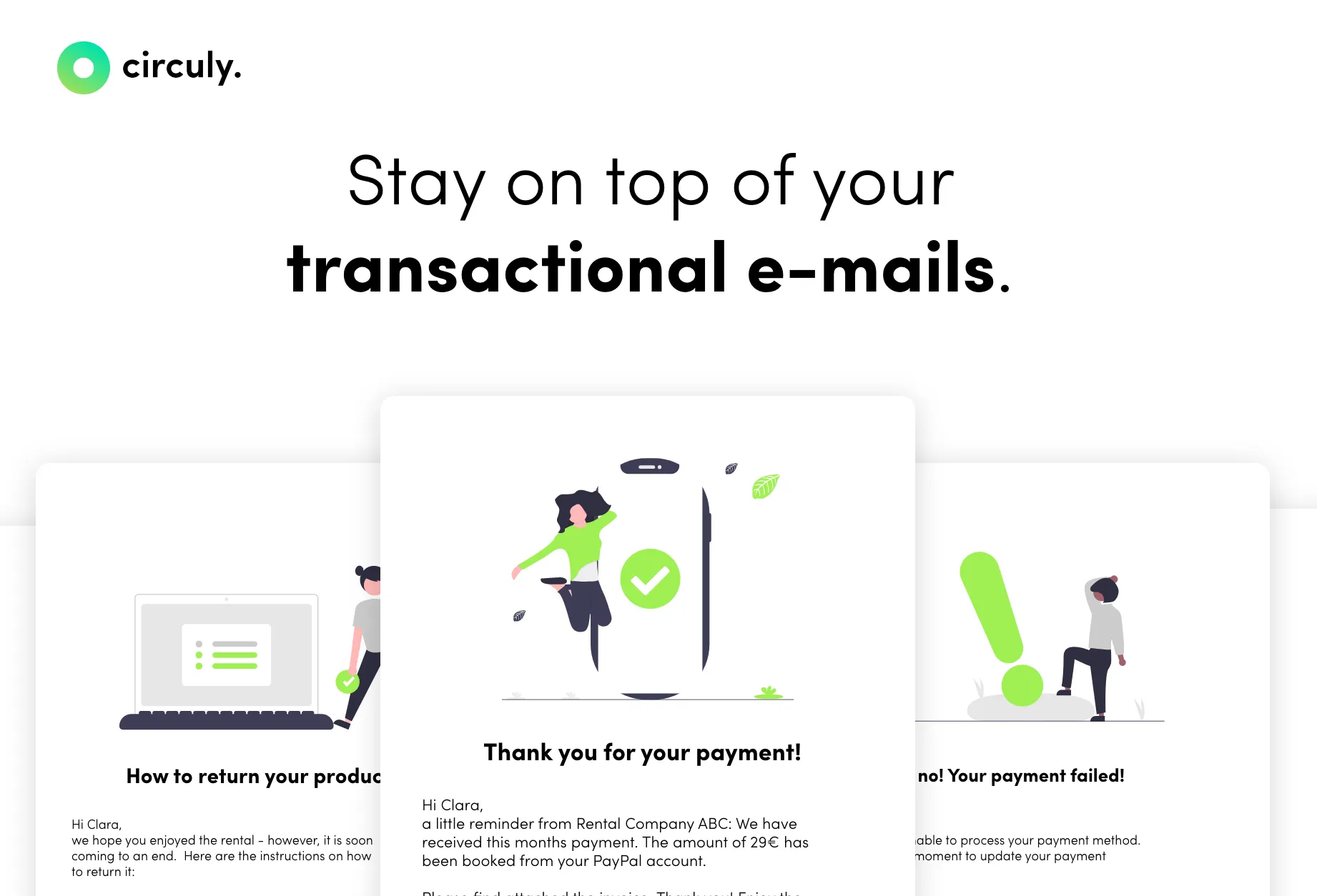 Feature Release: Transactional E-mail Automation.