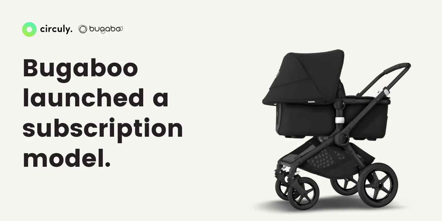 Baby Goods Manufacturer Bugaboo Launches a Subscription Business.