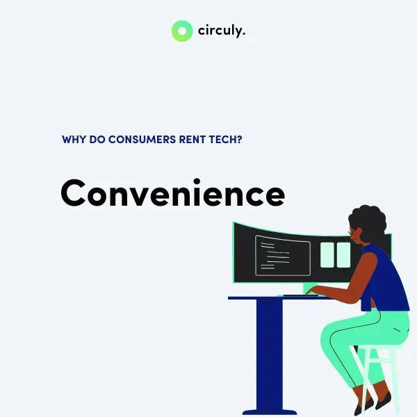 why do consumers rent tech