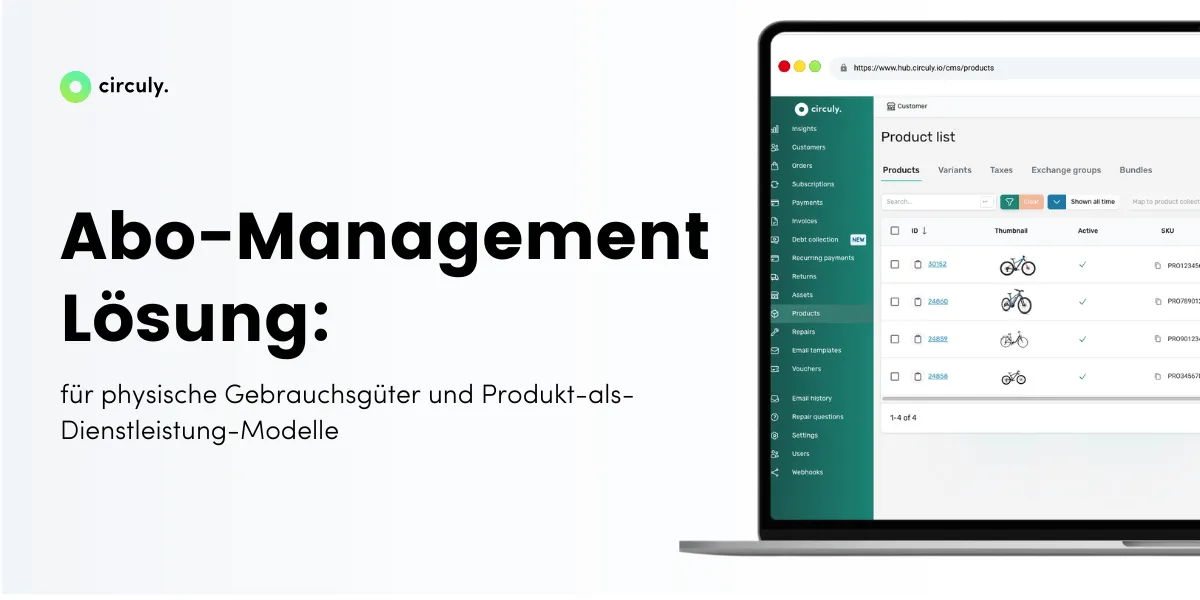Die beste Abo-Management-Software für physische Gebrauchsgüter und Produkt-als-Dienstleistung-Modelle (2026)