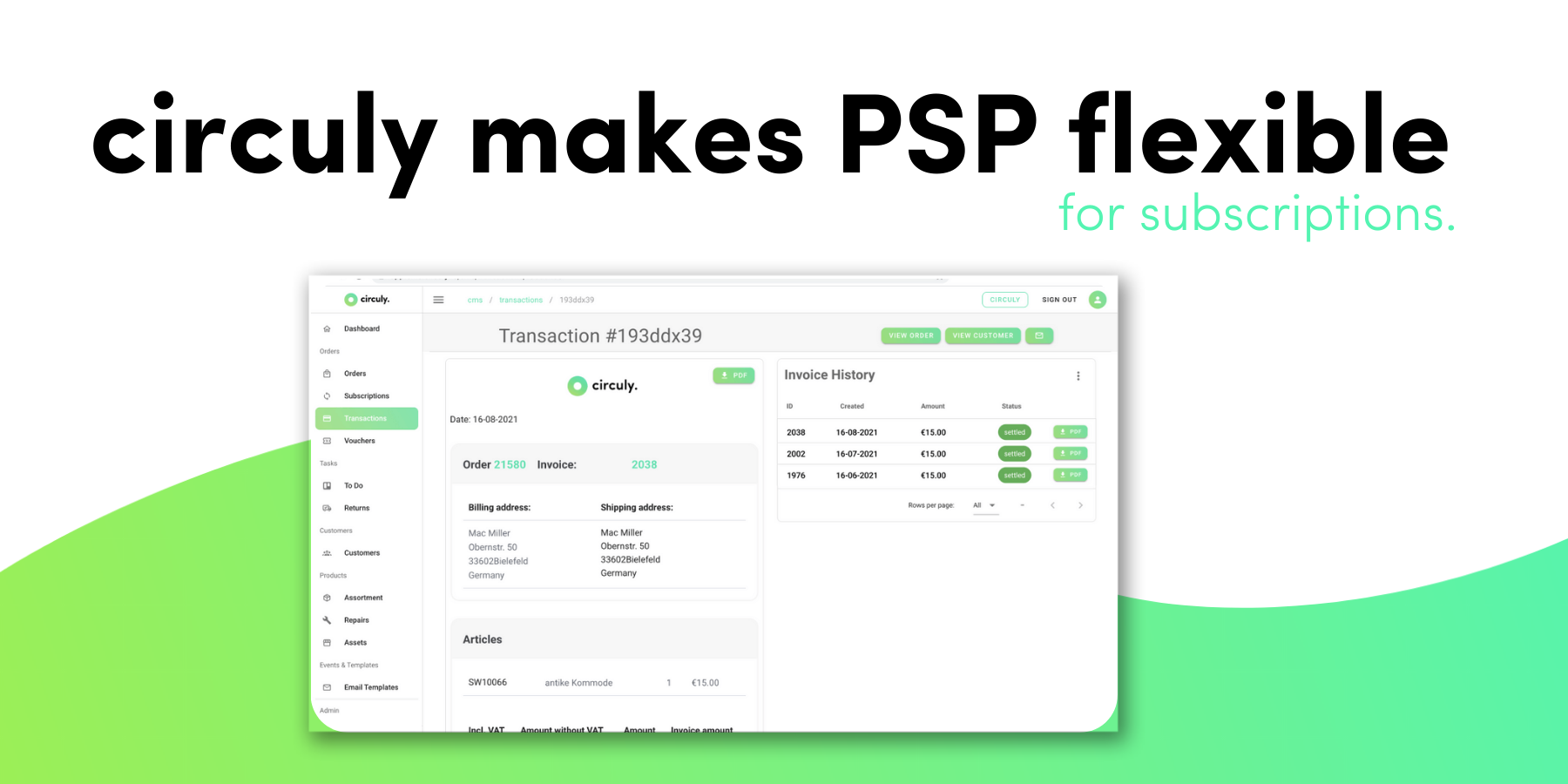 How circuly Makes Recurring Payments With PSP Like Stripe Better.