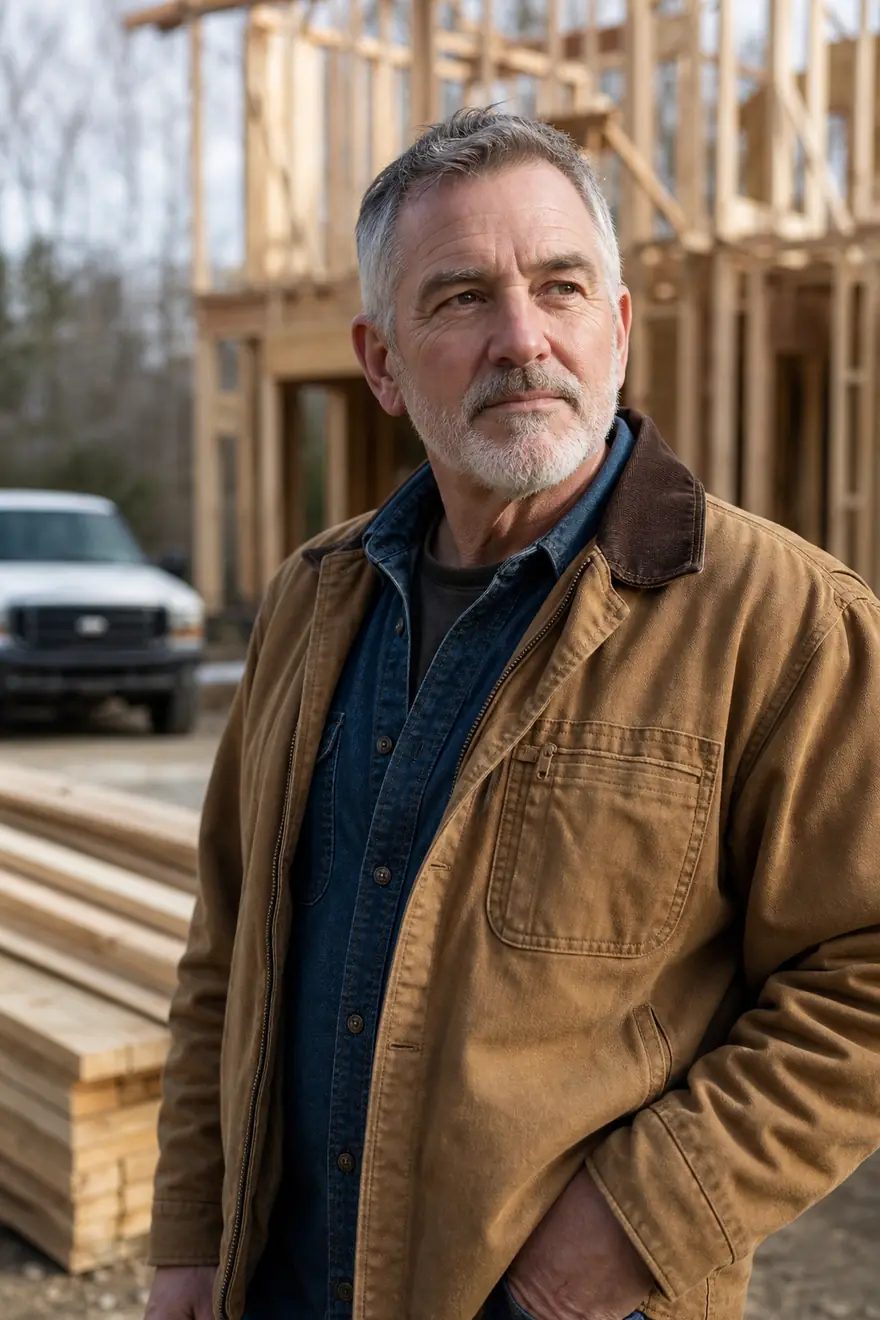 General contractor on a job site
