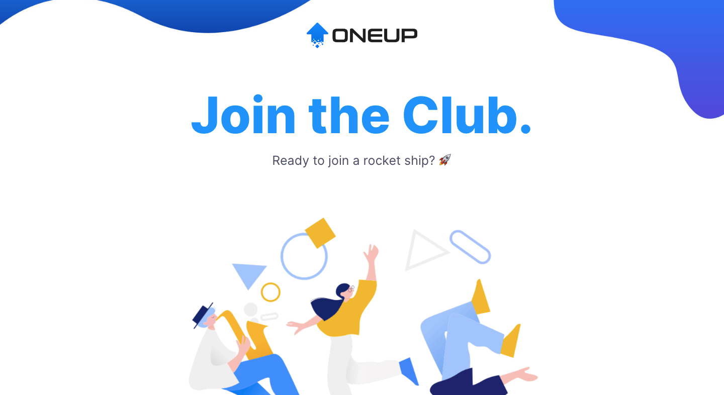 OneUp career page