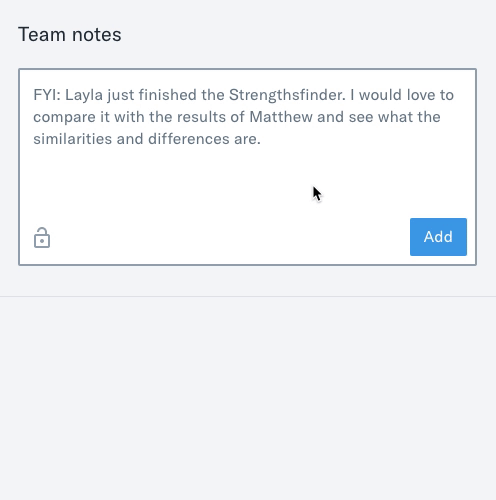 Example of creating a link