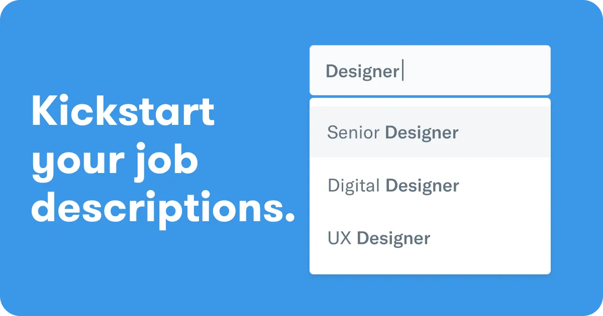 job description template homerun