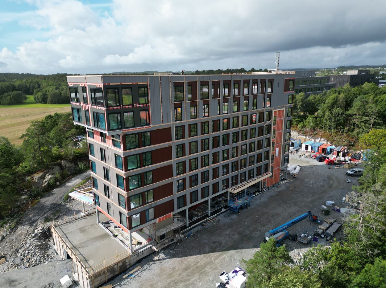 Comfort Hotel Grimstad - Fremdrift på byggeplass