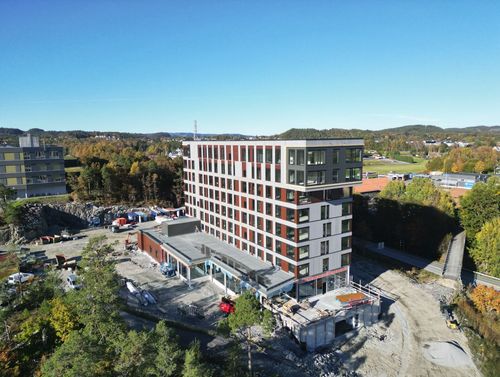 Comfort Hotel Grimstad - Fremdrift på byggeplass