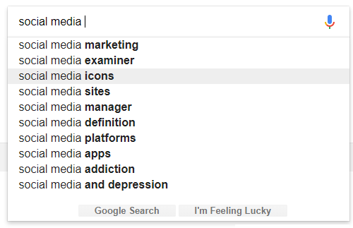 gợi ý từ khóa tìm kiếm google