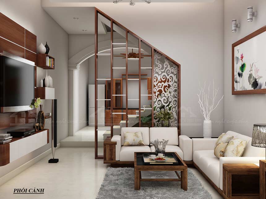 bàn ghế sofa gỗ phòng khách