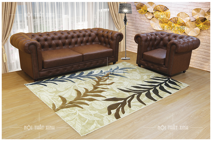 sofa màu nâu đậm