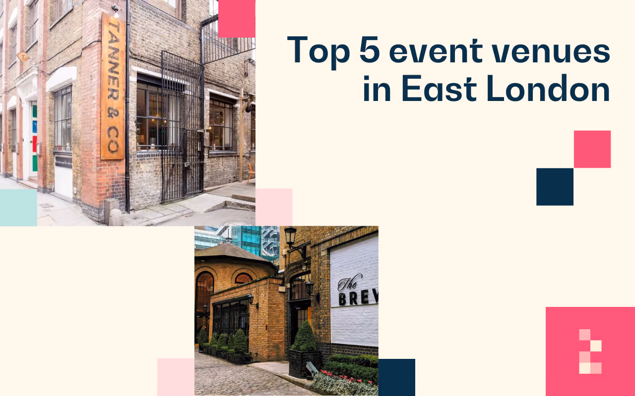 Top 5 event venues in East London