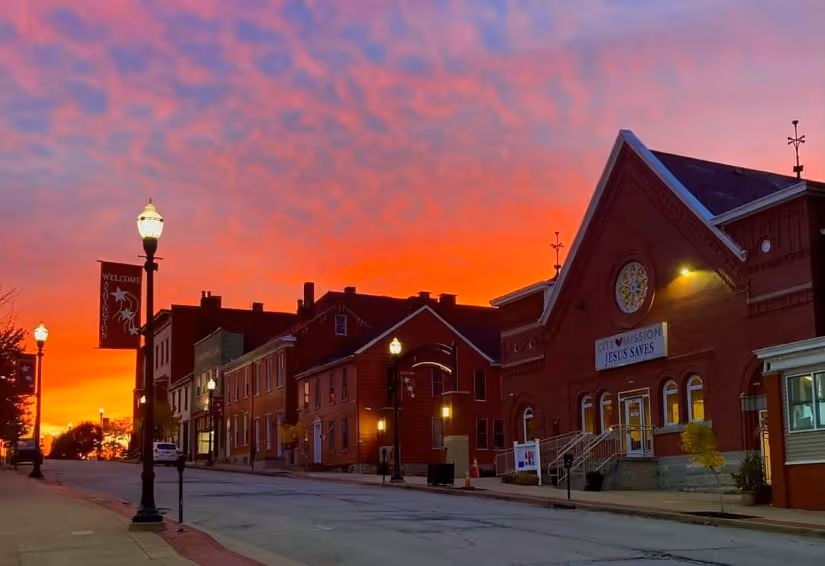 Sunrise at the Mission