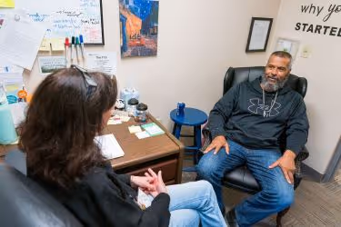 One on One session with Resident