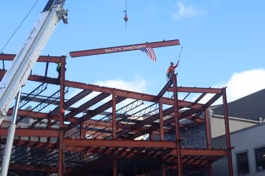 Final Beam being set into place