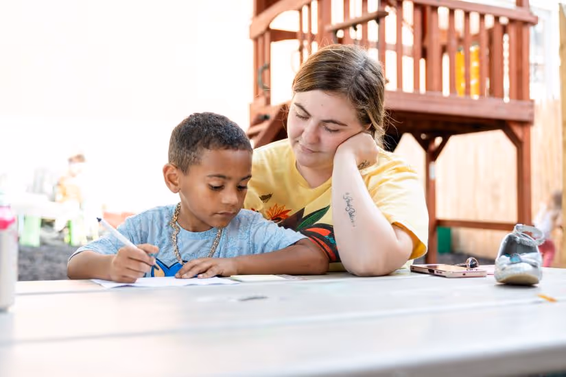 Chelsea with her son, Quentin