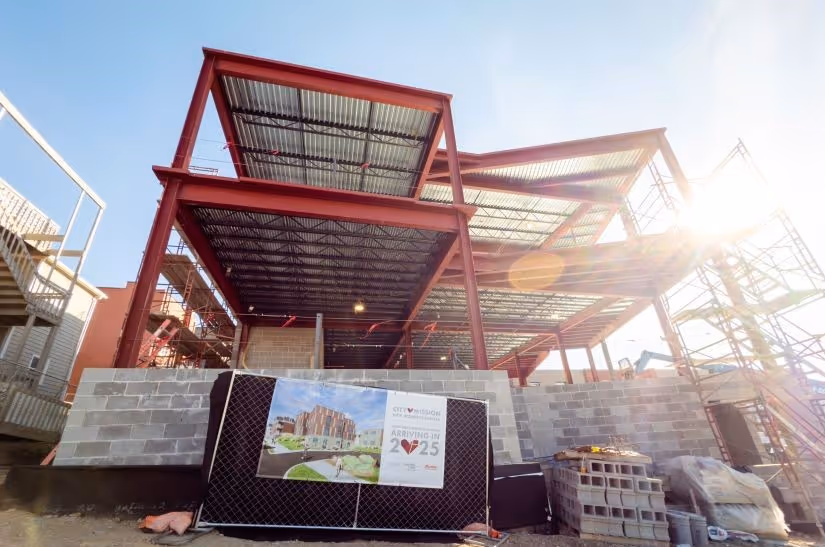 Sally's Sanctuary under construction