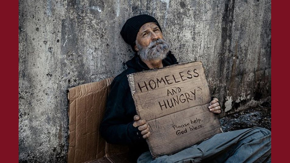 Homeless man
