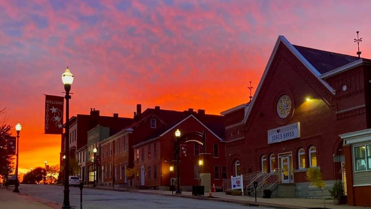 Sunrise at the Mission