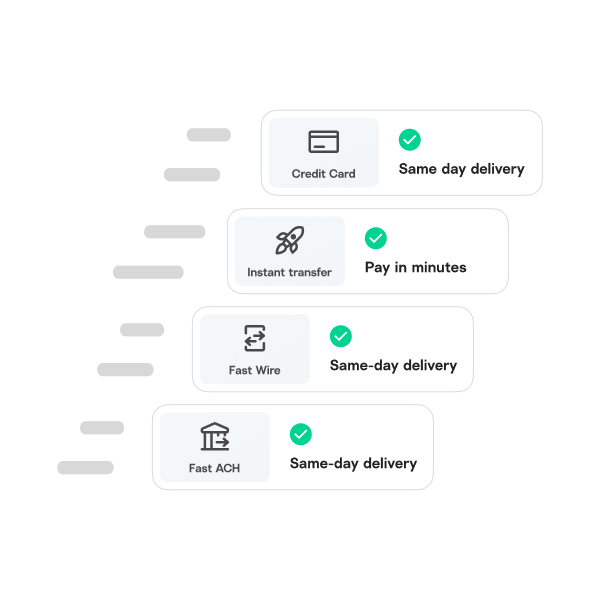 Deferring credit card payments to get vendor paid on time but pay off card a month later. 