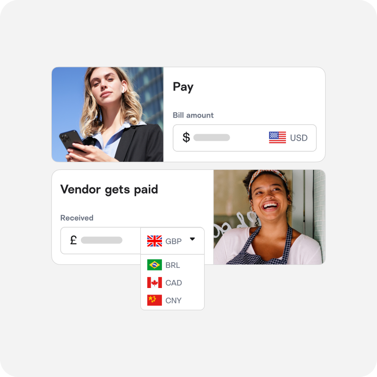 Deferring credit card payments to get vendor paid on time but pay off card a month later. 