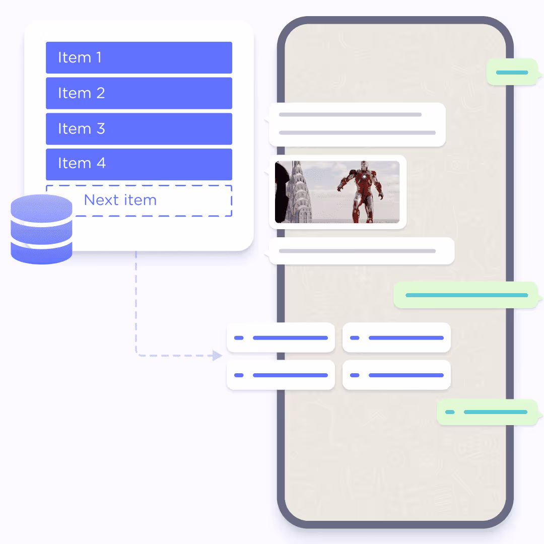landbot dynamic data