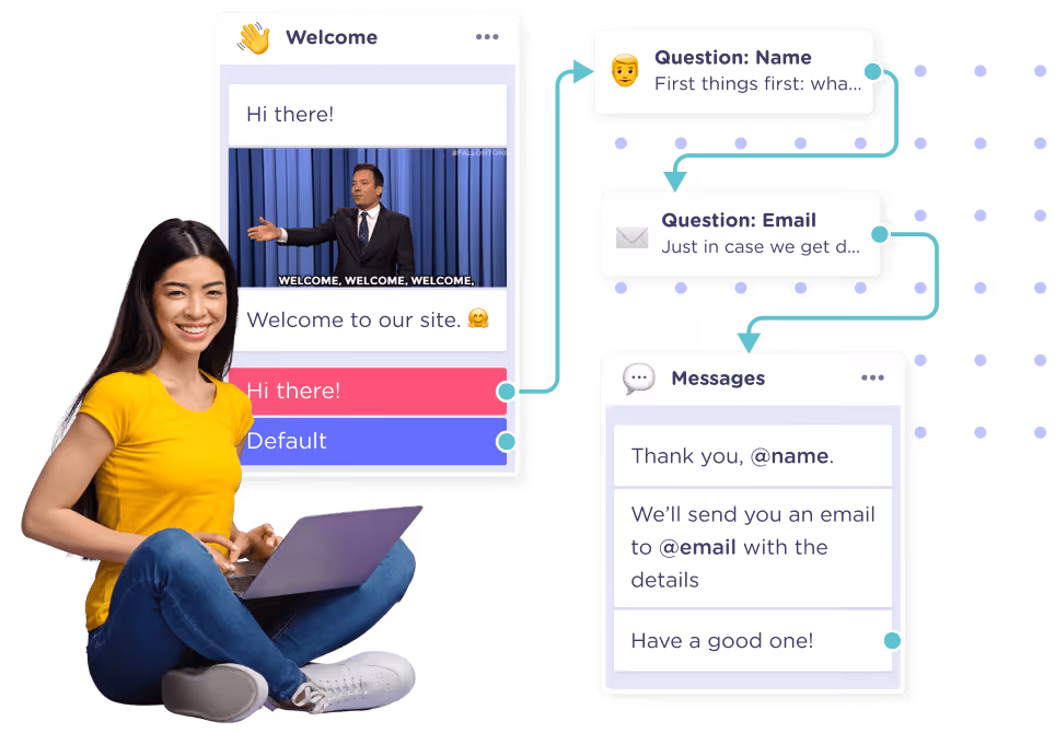 Landbot builder AI-powered chatbots