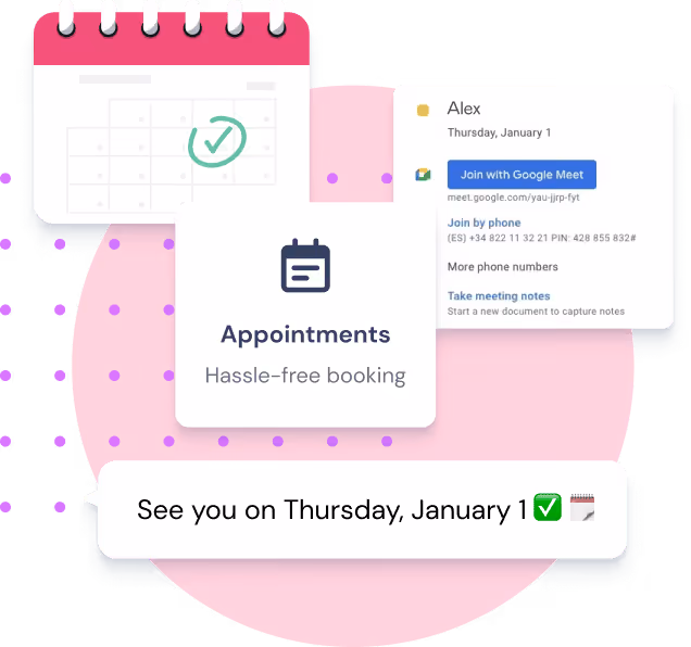 sales page landbot slider image
