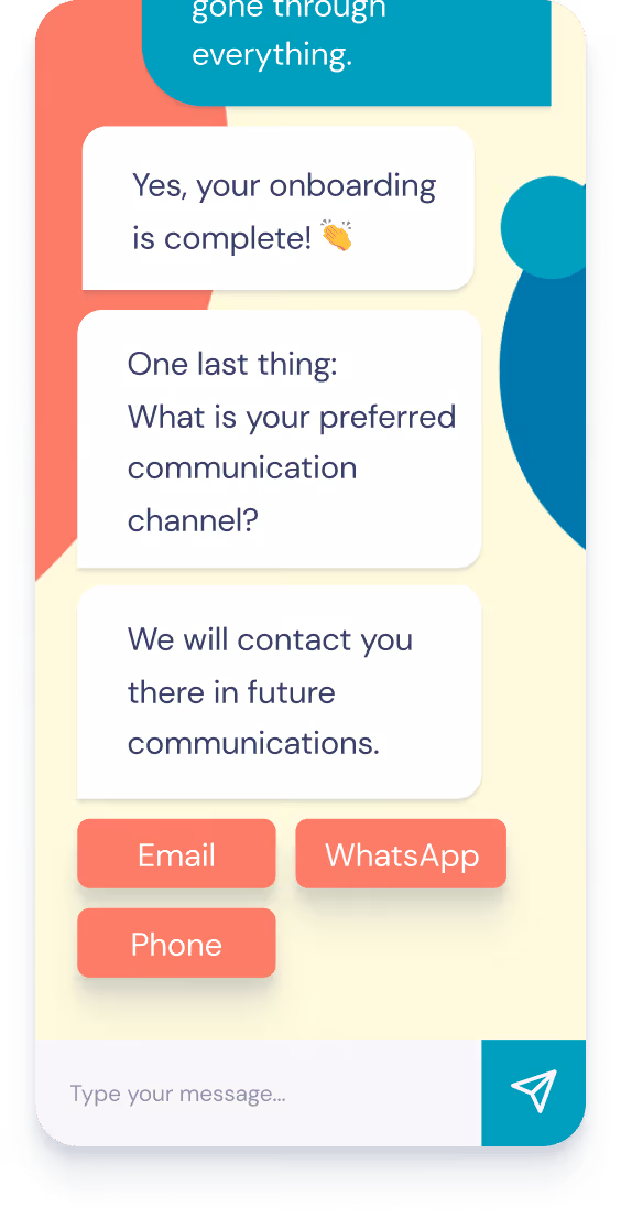 landbot AI Agents product mobile chat