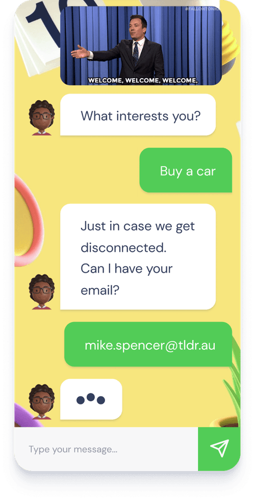 landbot AI Agents marketing mobile chat