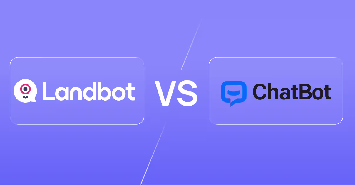 Landbot vs ChatBot.com comparison