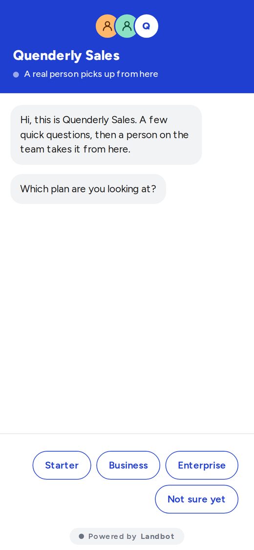 Bot-to-human handoff