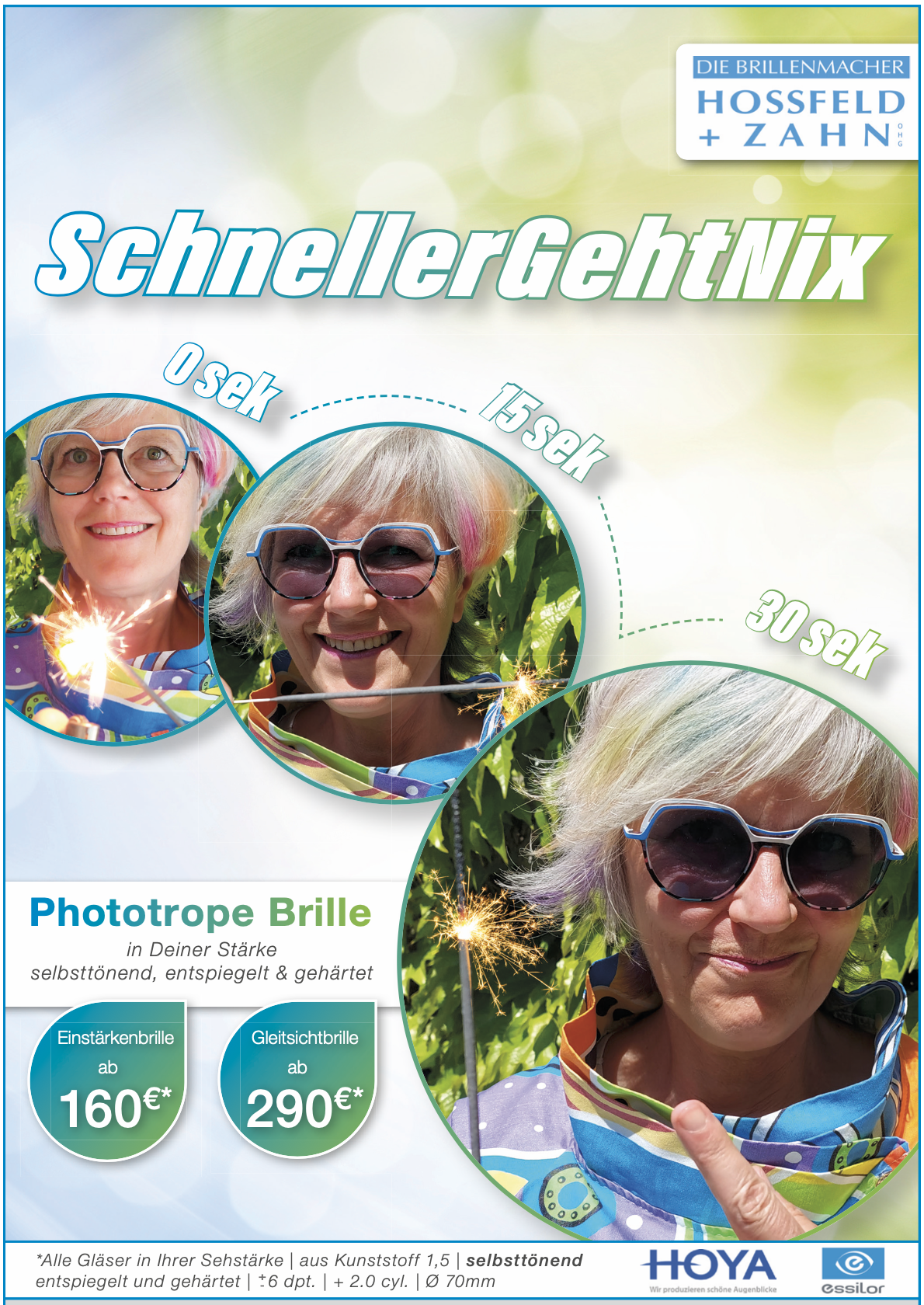Aktion: SchnellerGehtNix - Phototrope Brille