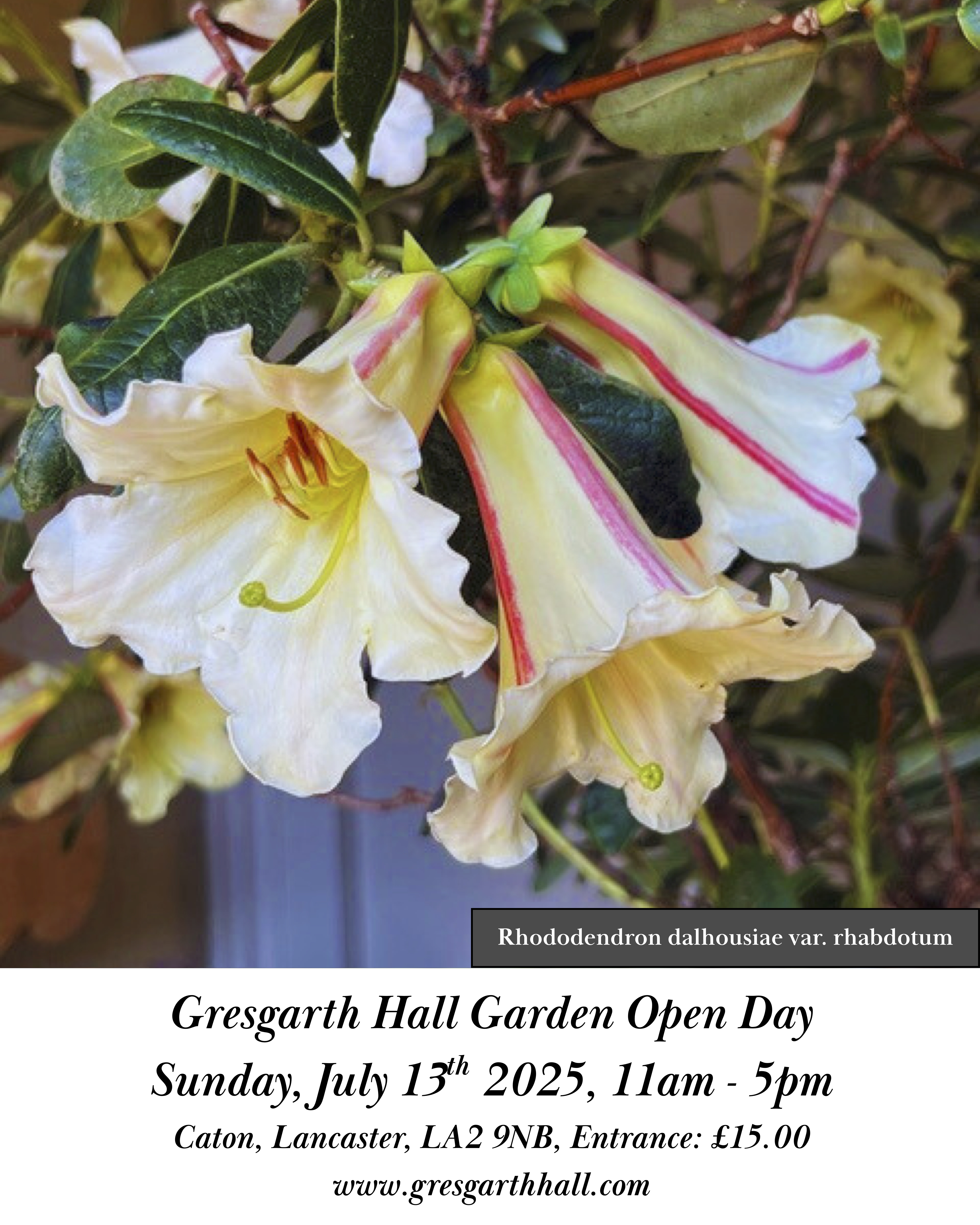 Gresgarth Hall Garden Open Day
