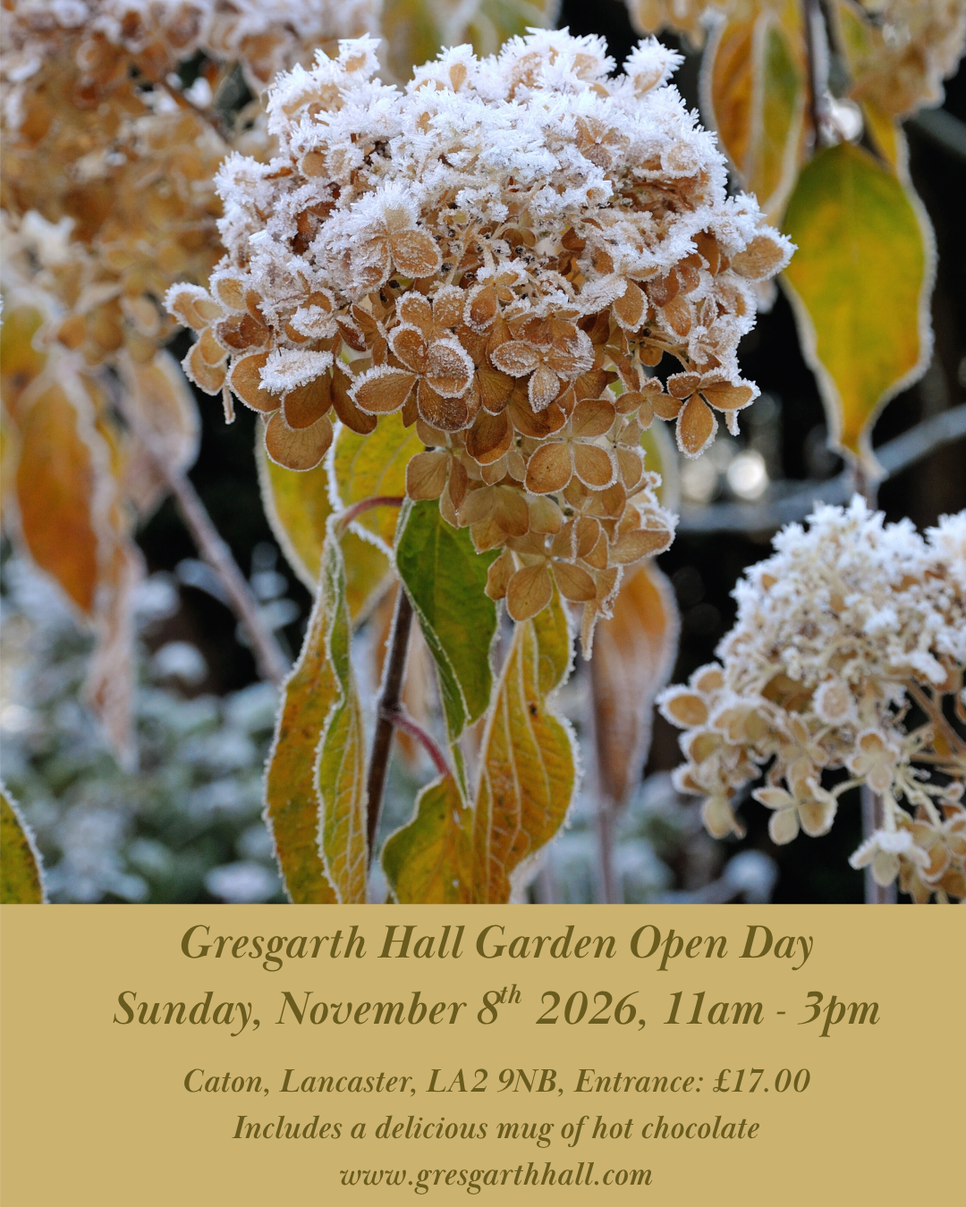 Gresgarth Hall Garden Open Day