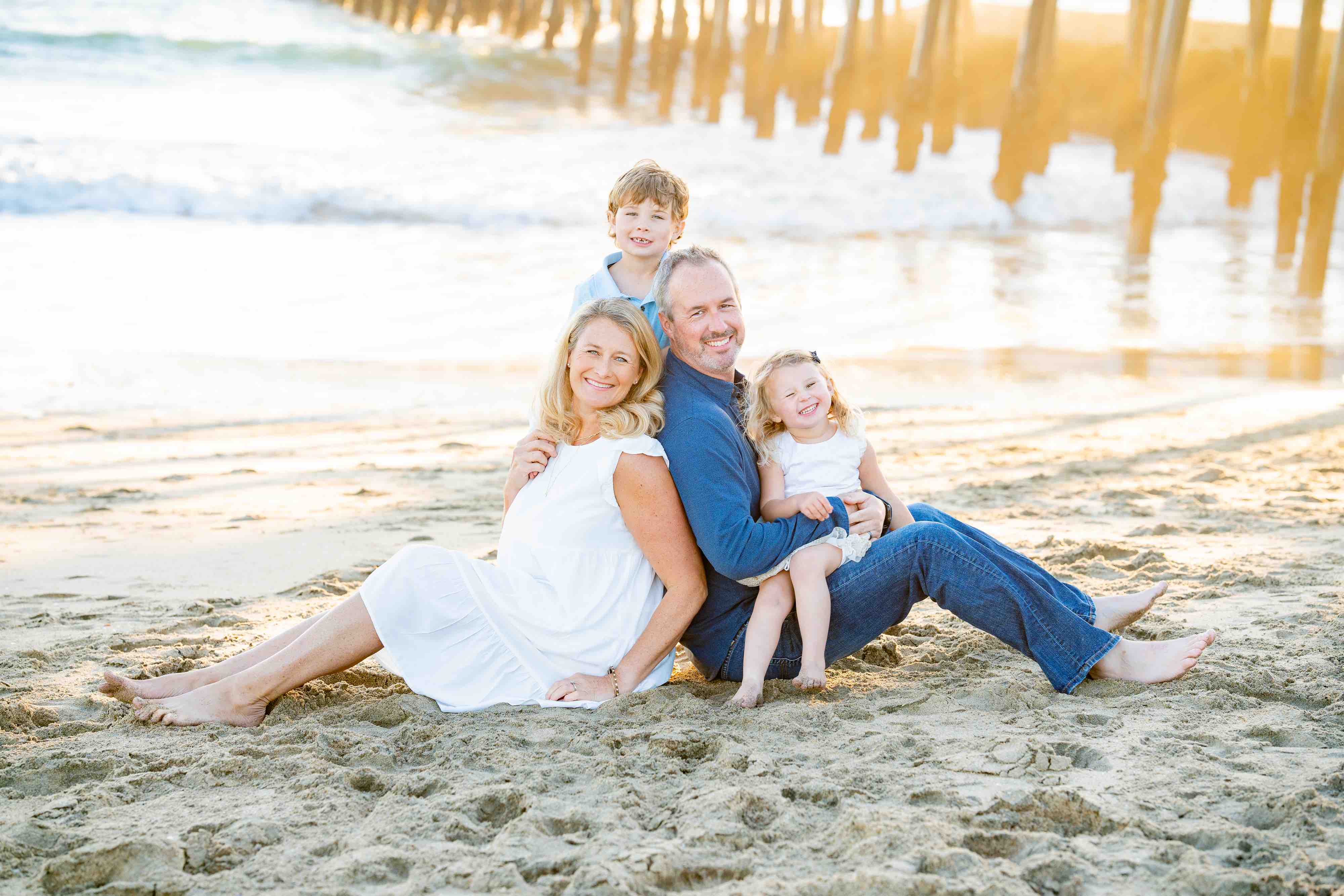 family of three photo