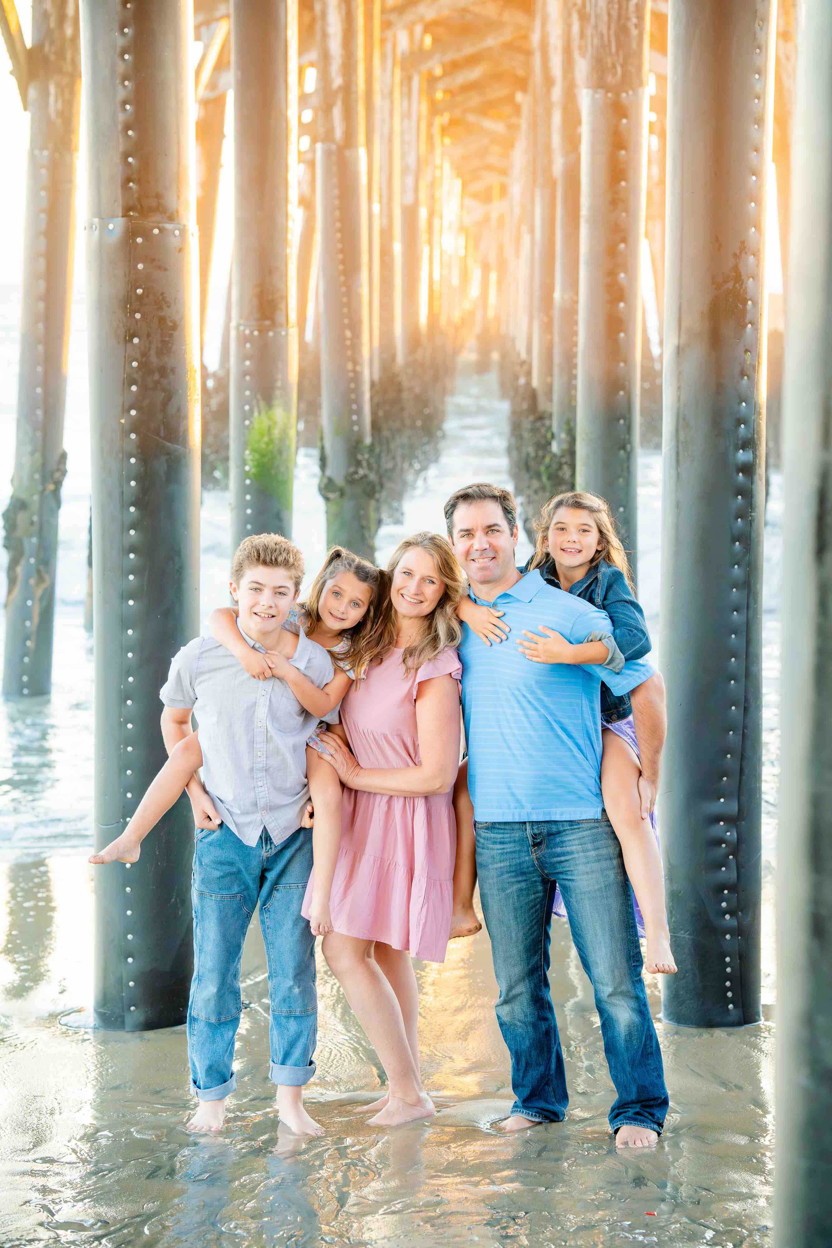 beach family photo