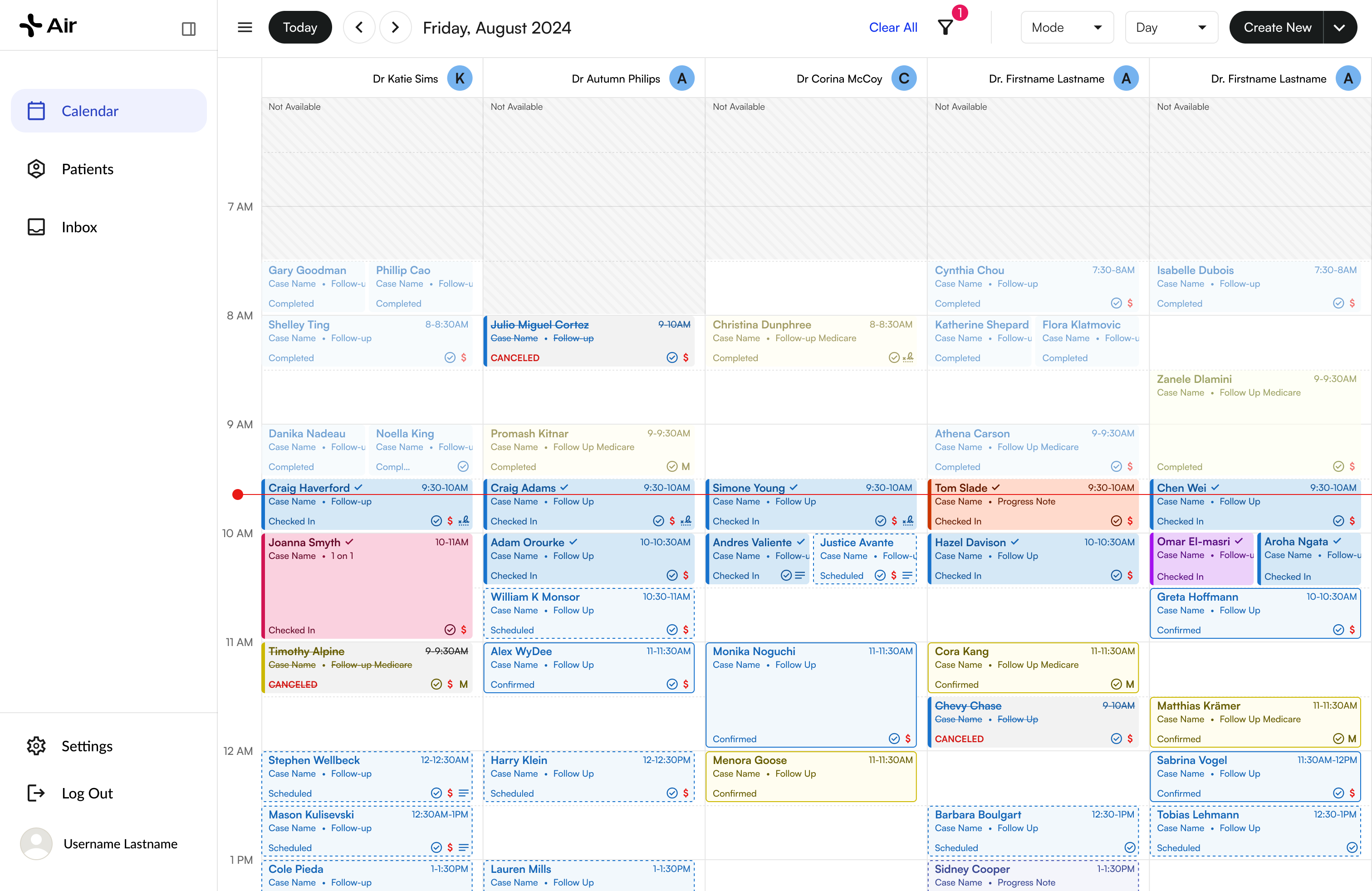 New Calendar UI