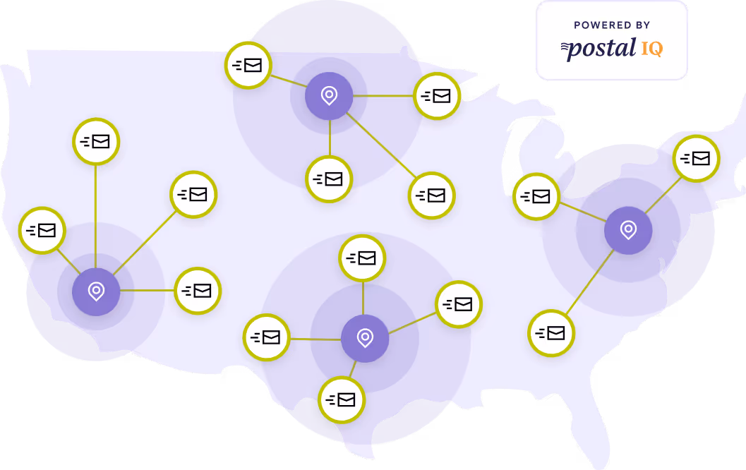 Lob Print Delivery Map