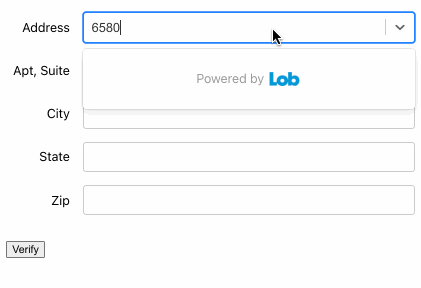 Autocomplete and Verify Address With React Components image 7