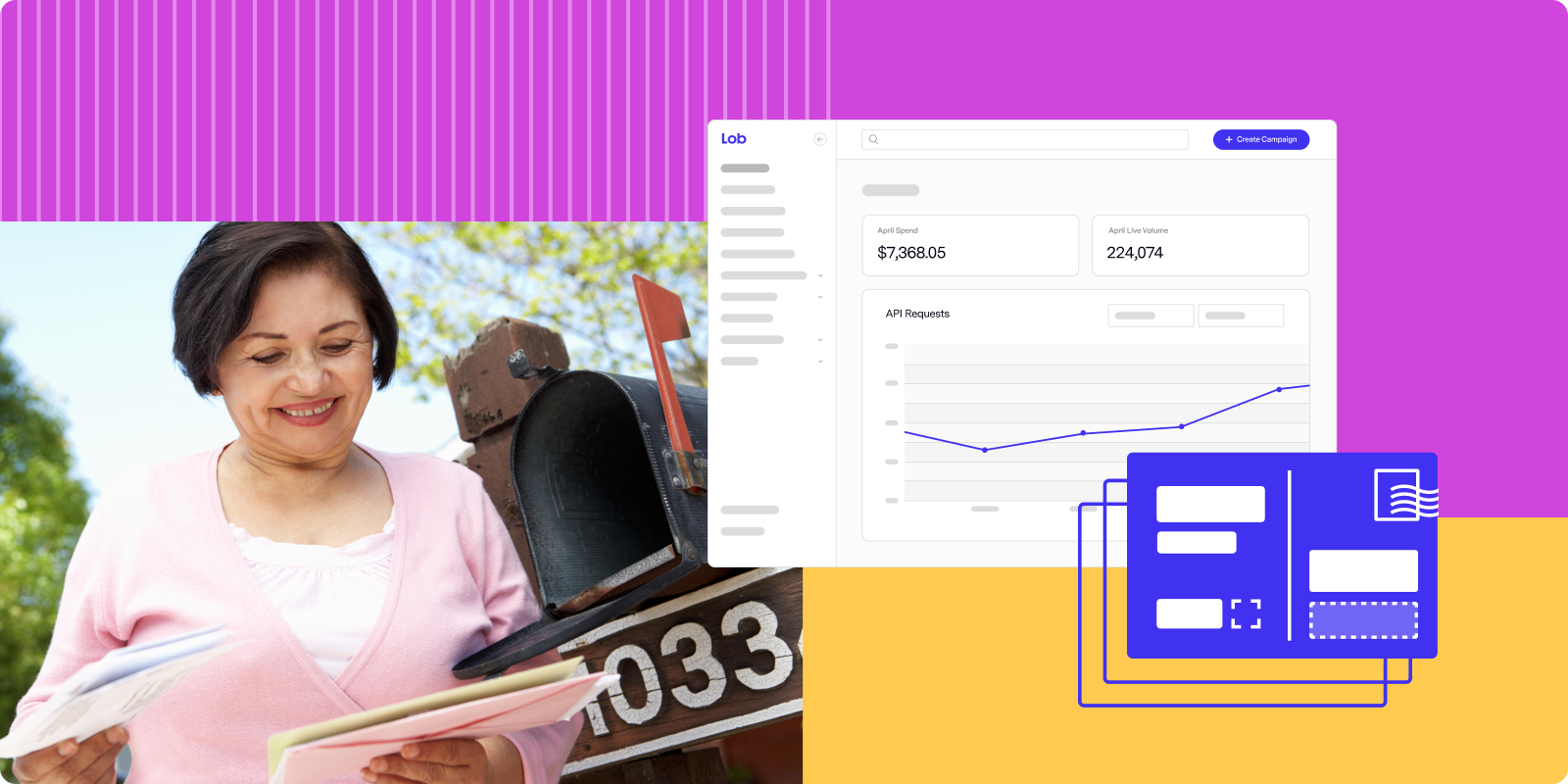 How Lob is a top direct mail service for enterprise volume and delivery visibility