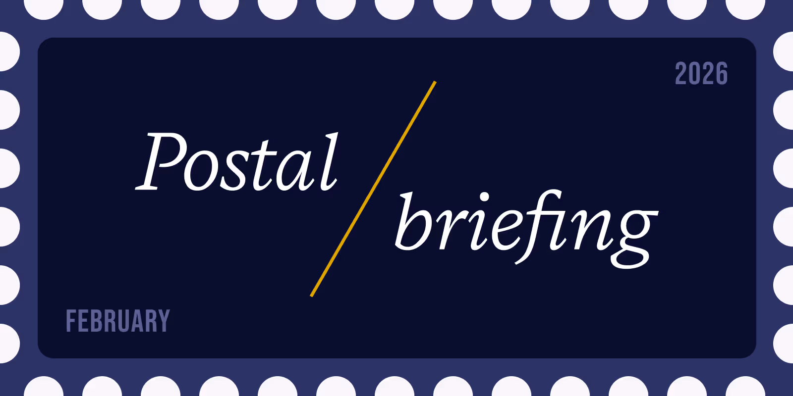 Lob’s Postal Briefing: Postmarks and Pricing Predictability